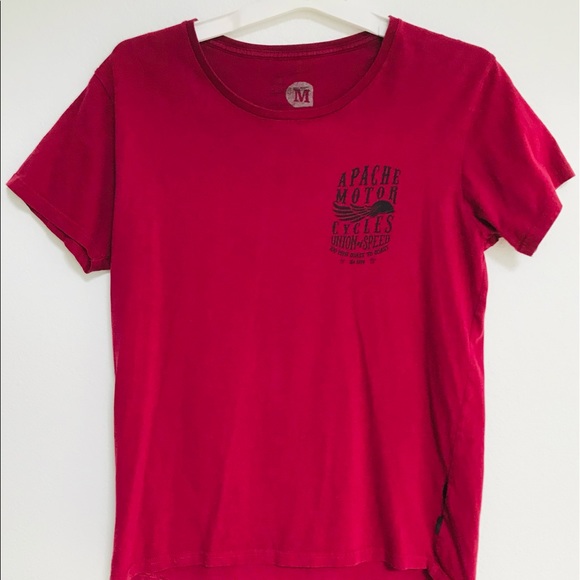 APACHE MOTOR CYCLES Tee Shirt Size Medium AS-IS - Picture 6 of 10